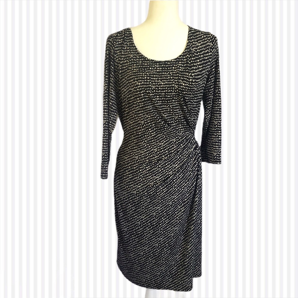Ann Taylor Polka Dot Wrap Dress